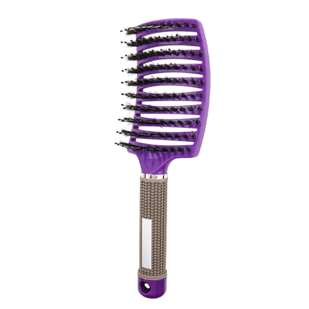 Scalp massage hairbrush - detangler