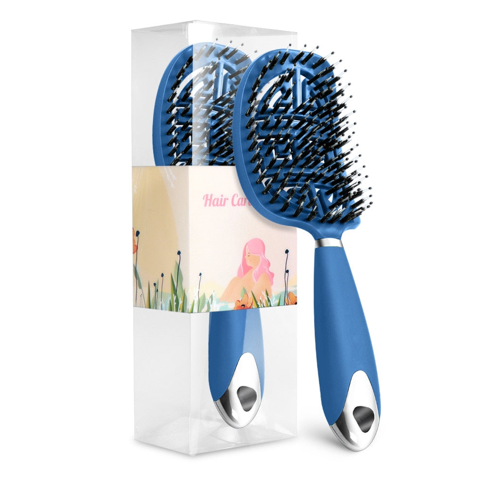 Scalp massage hairbrush - detangler