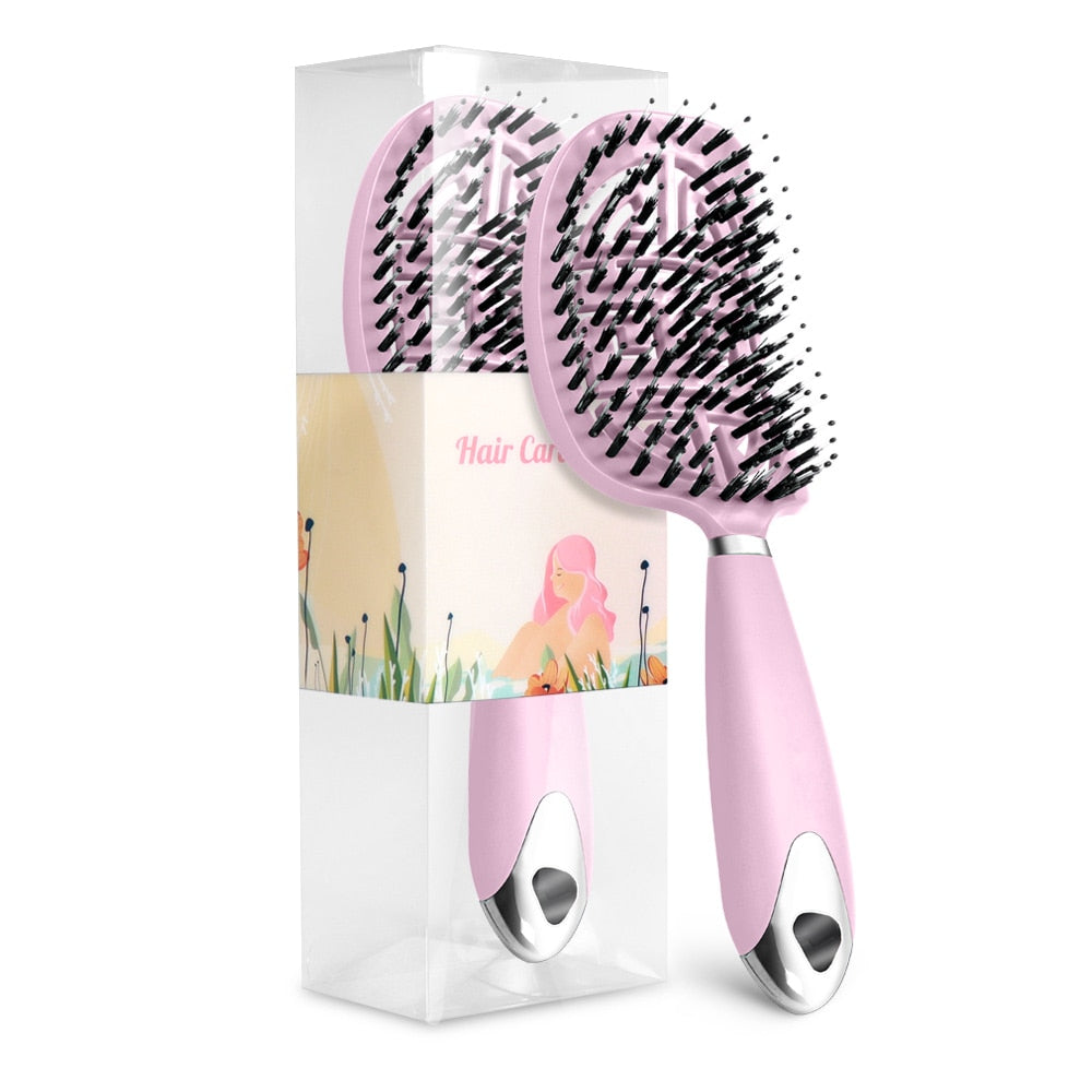 Scalp massage hairbrush - detangler