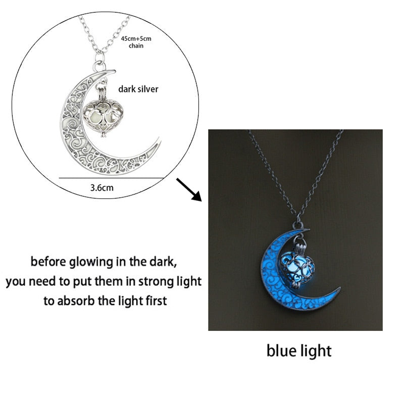 Luminous necklaces and pendants