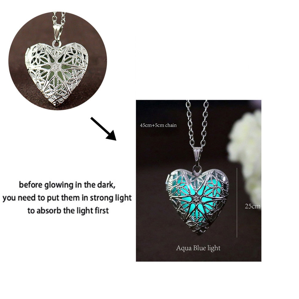 Luminous necklaces and pendants