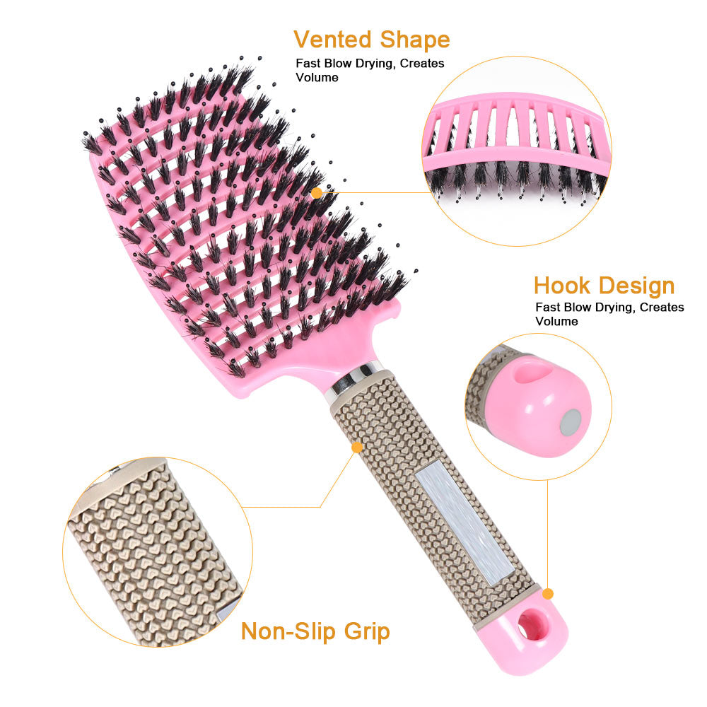 Scalp massage hairbrush - detangler