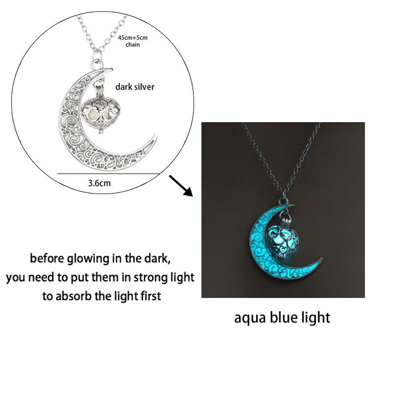 Luminous necklaces and pendants