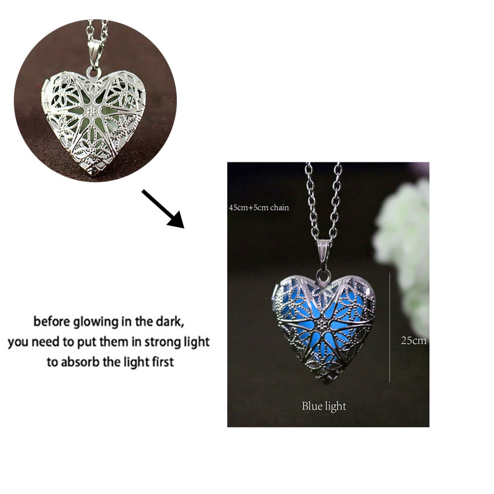 Luminous necklaces and pendants